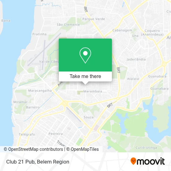 Club 21 Pub map
