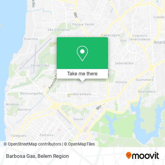 Barbosa Gas map