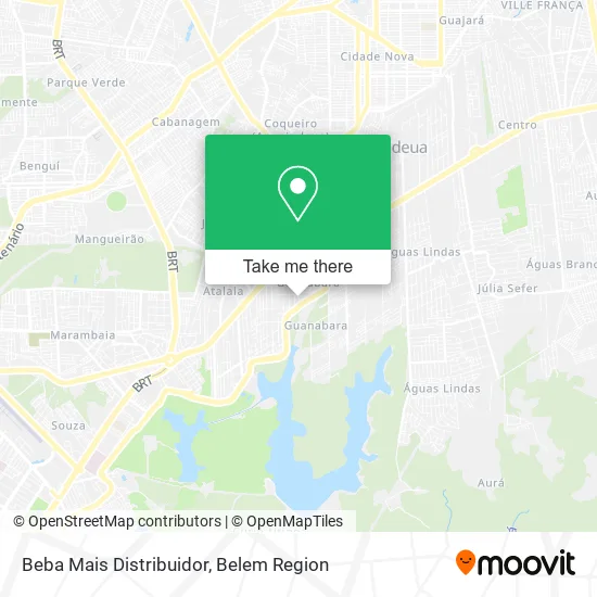 Beba Mais Distribuidor map