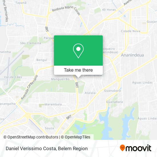 Daniel Veríssimo Costa map