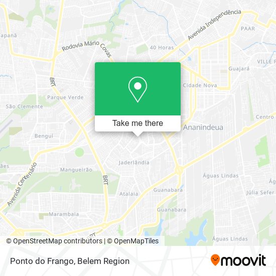Ponto do Frango map