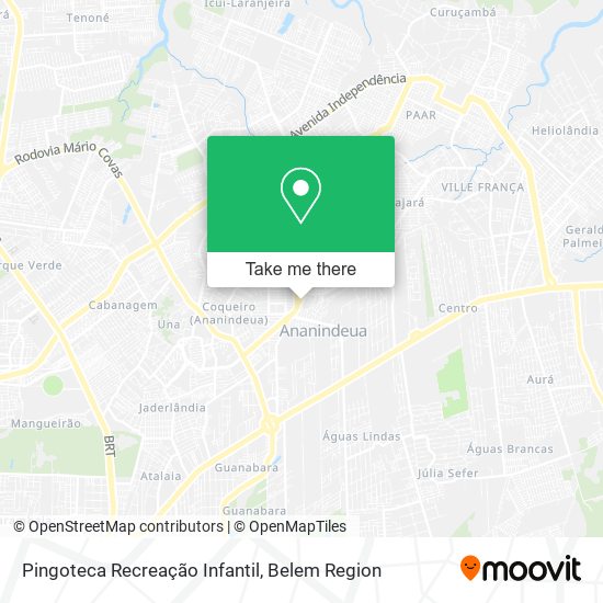 Pingoteca Recreação Infantil map