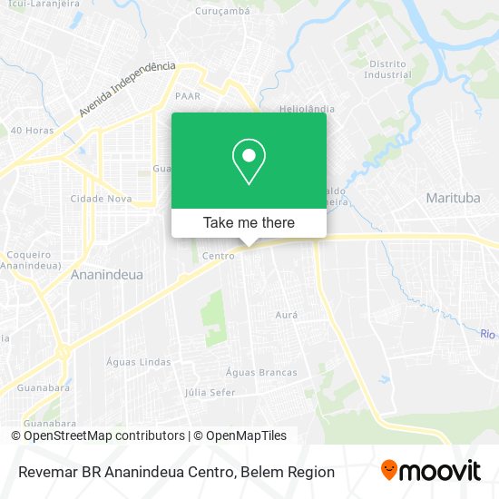 Revemar BR Ananindeua Centro map
