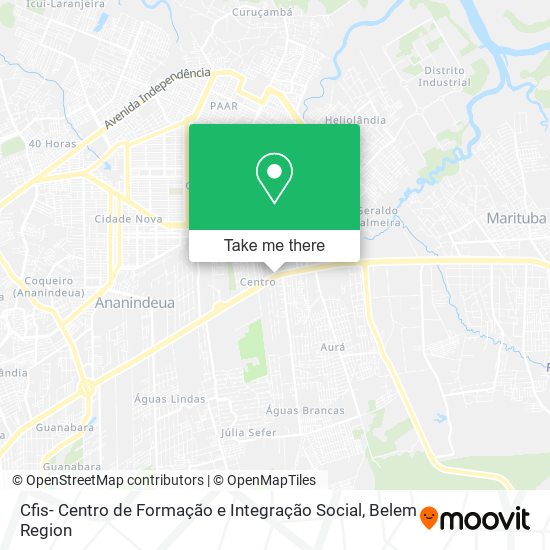 Cfis- Centro de Formação e Integração Social map