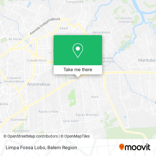 Limpa Fossa Lobo map