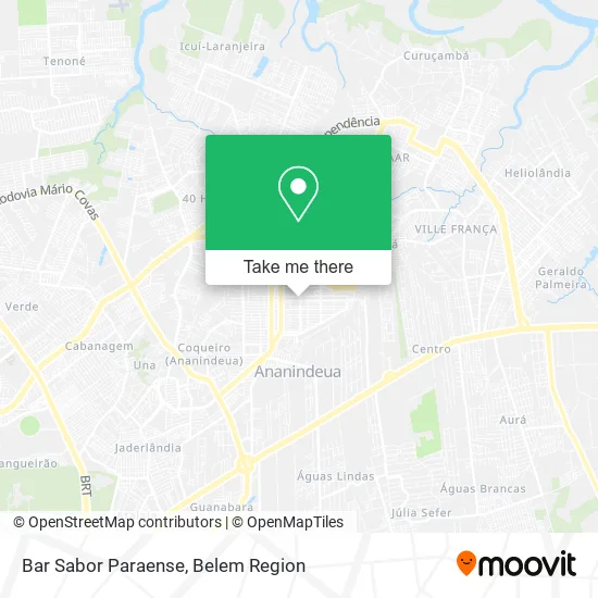 Bar Sabor Paraense map