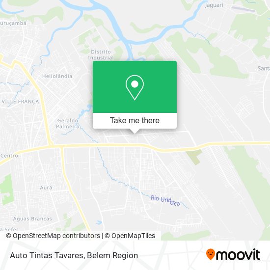 Mapa Auto Tintas Tavares