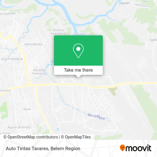 Auto Tintas Tavares map