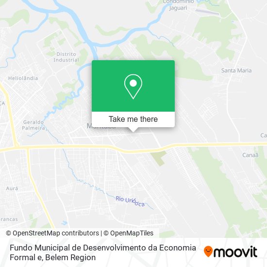 Fundo Municipal de Desenvolvimento da Economia Formal e map