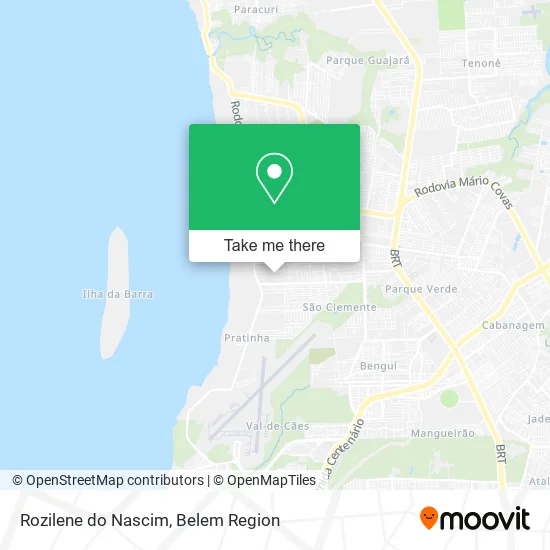 Rozilene do Nascim map