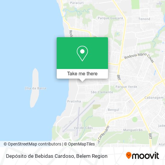 Depósito de Bebidas Cardoso map