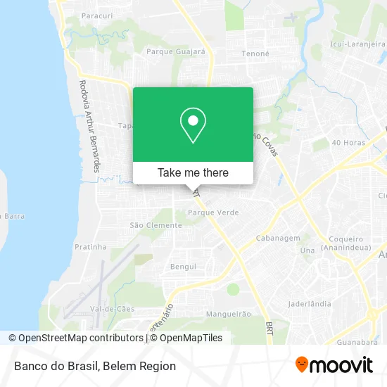 Banco do Brasil map