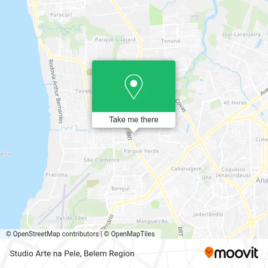 Studio Arte na Pele map