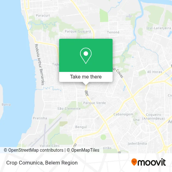 Crop Comunica map