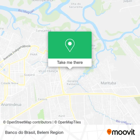 Banco do Brasil map