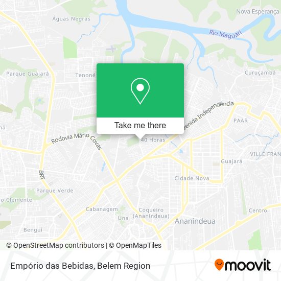 Empório das Bebidas map