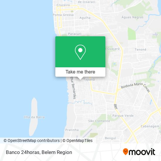 Banco 24horas map