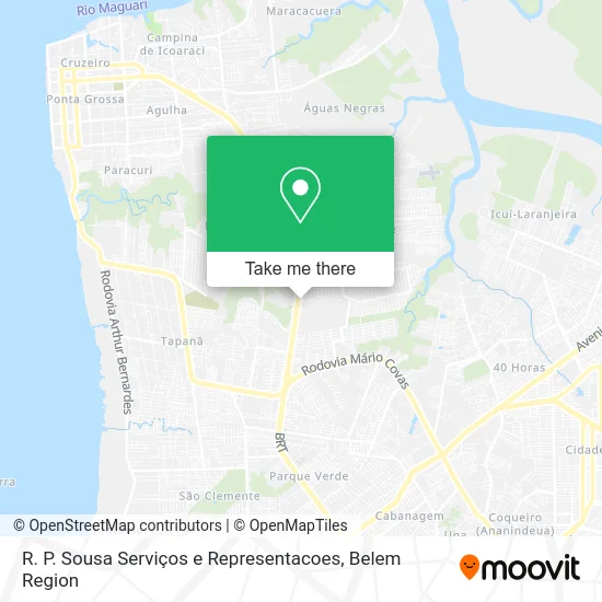 R. P. Sousa Serviços e Representacoes map