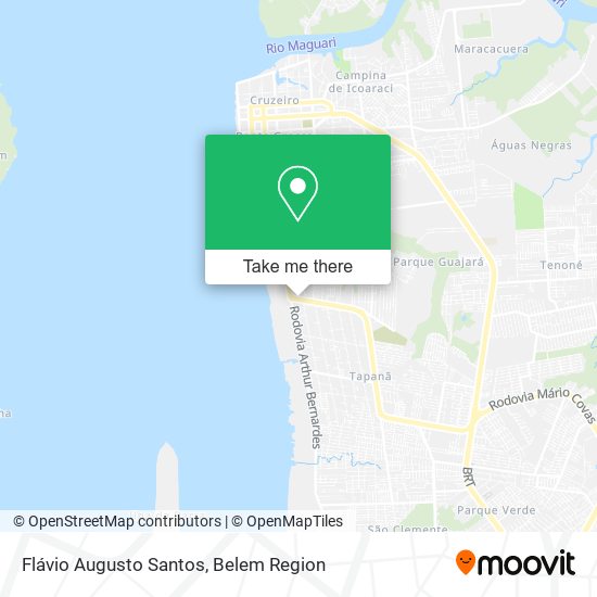 Flávio Augusto Santos map