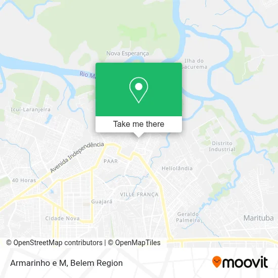 Armarinho e M map