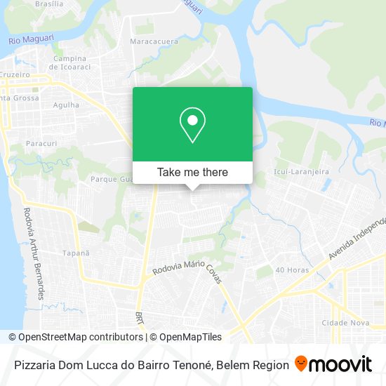 Pizzaria Dom Lucca do Bairro Tenoné map