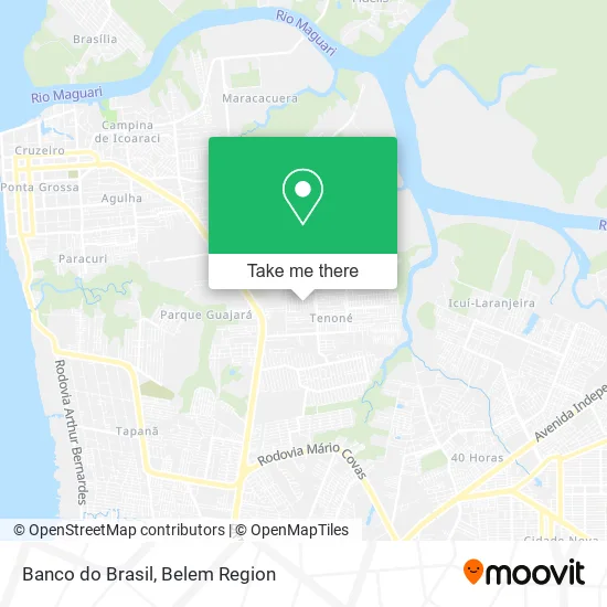 Banco do Brasil map