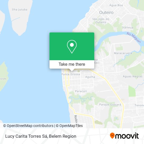 Lucy Carita Torres Sá map