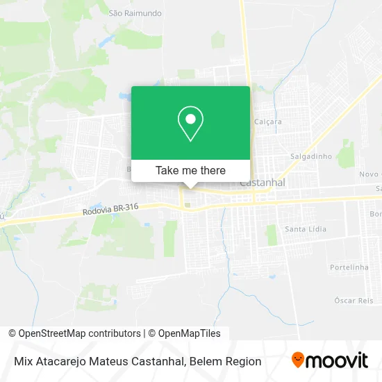 Mix Atacarejo Mateus Castanhal map