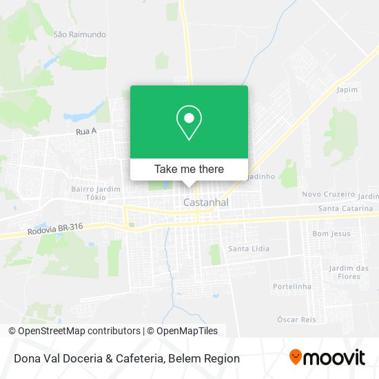 Dona Val Doceria & Cafeteria map