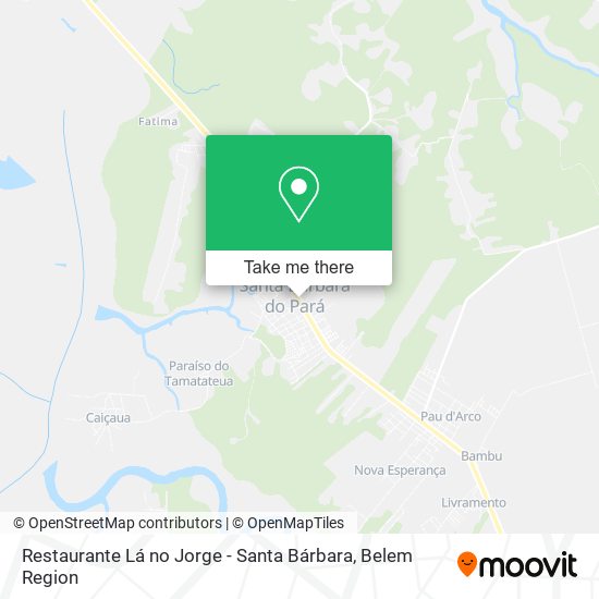 Restaurante Lá no Jorge - Santa Bárbara map