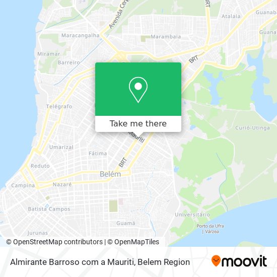 Almirante Barroso com a Mauriti map