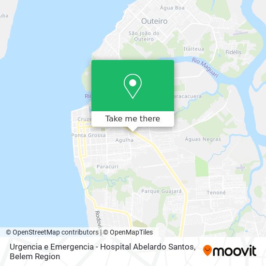 Mapa Urgencia e Emergencia - Hospital  Abelardo  Santos