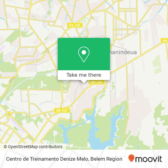 Centro de Treinamento Denize Melo map