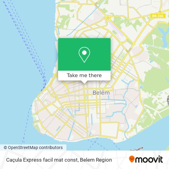 Mapa Caçula Express facil mat const