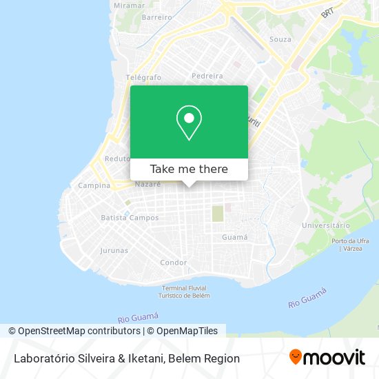 Mapa Laboratório Silveira & Iketani