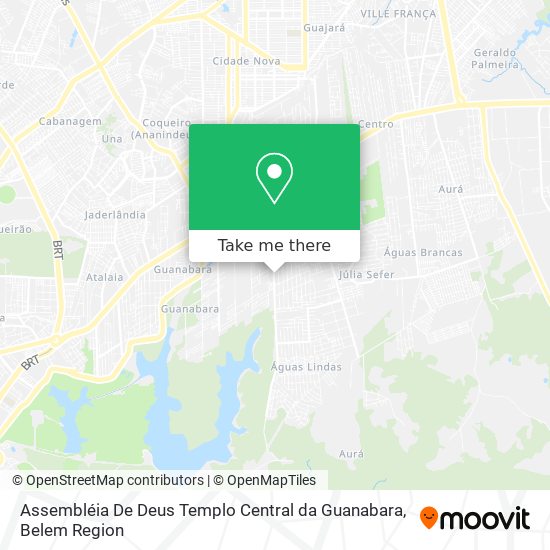 Mapa Assembléia De Deus Templo Central da Guanabara