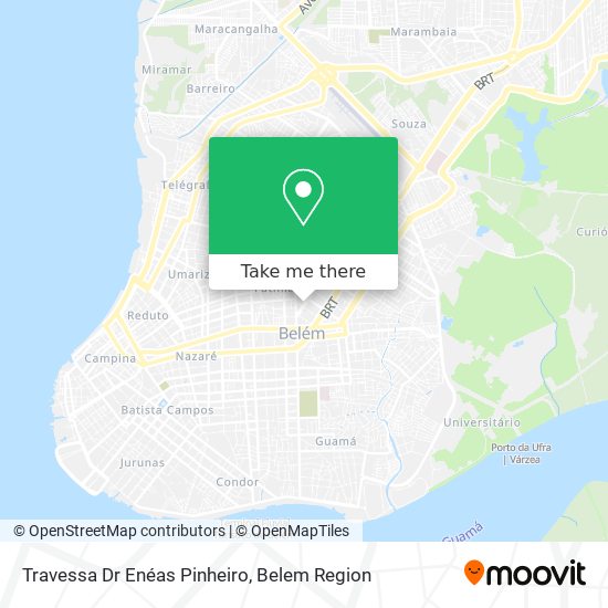 Mapa Travessa Dr Enéas Pinheiro