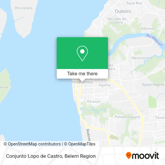 Conjunto Lopo de Castro map