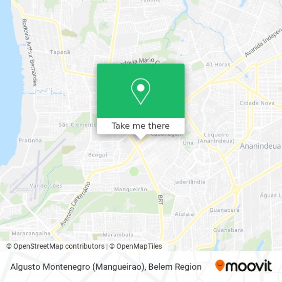 Algusto Montenegro (Mangueirao) map