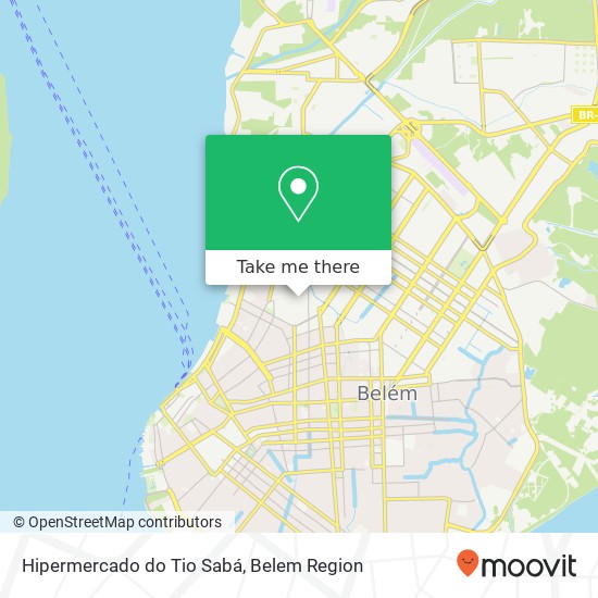 Mapa Hipermercado do Tio Sabá