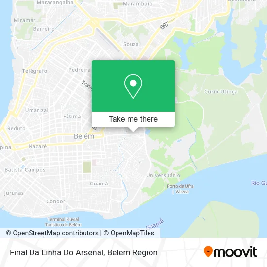 Final Da Linha Do Arsenal map
