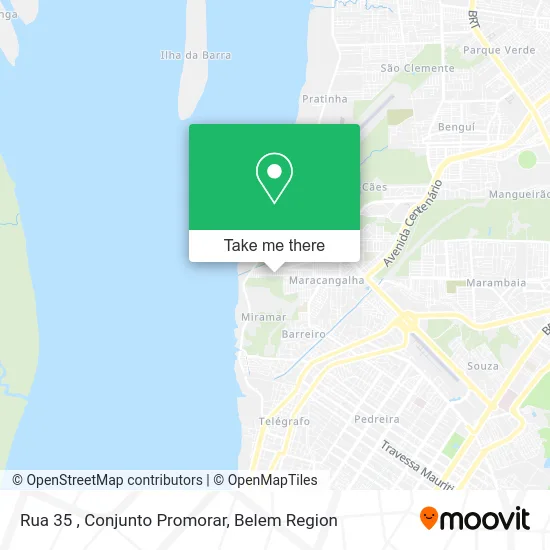 Rua 35 , Conjunto Promorar map