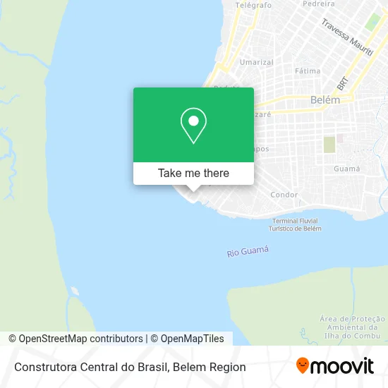 Construtora Central do Brasil map