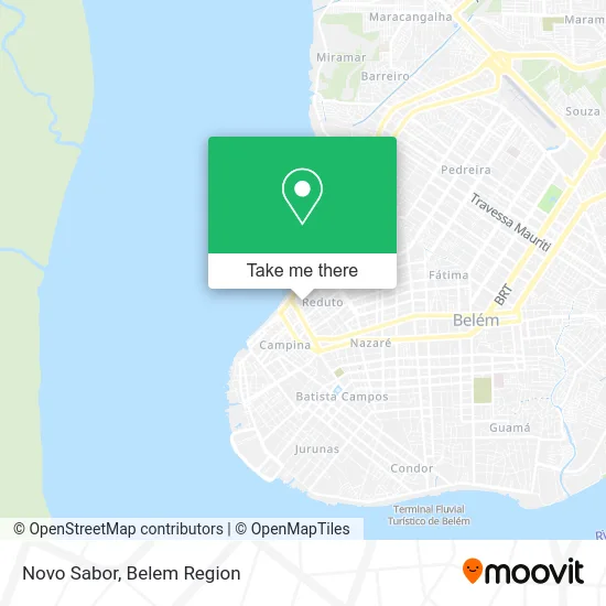 Novo Sabor map