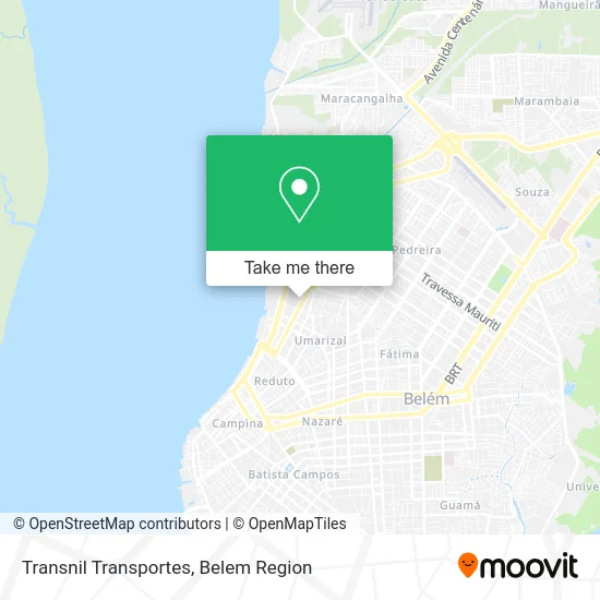 Transnil Transportes map
