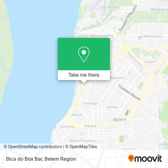 Bica do Box Bar map