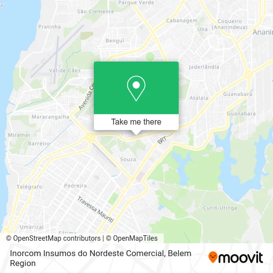 Inorcom Insumos do Nordeste Comercial map