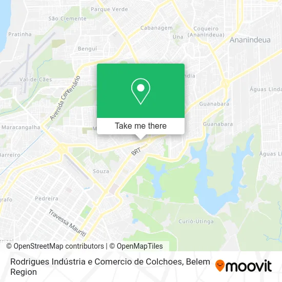 Rodrigues Indústria e Comercio de Colchoes map