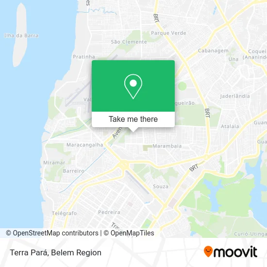 Terra Pará map