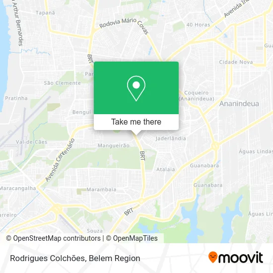 Rodrigues Colchões map